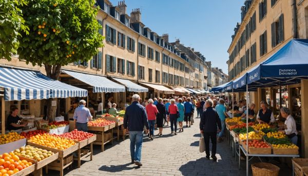 Immergez-vous dans l'ambiance des marchés à Vieux-Boucau