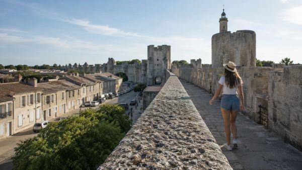 Visitez les imposants remparts d'Aigues-Mortes en toute simplicité